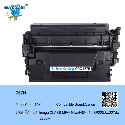 EUCCOI CANON 057H BK C M Y Toner Cartridge